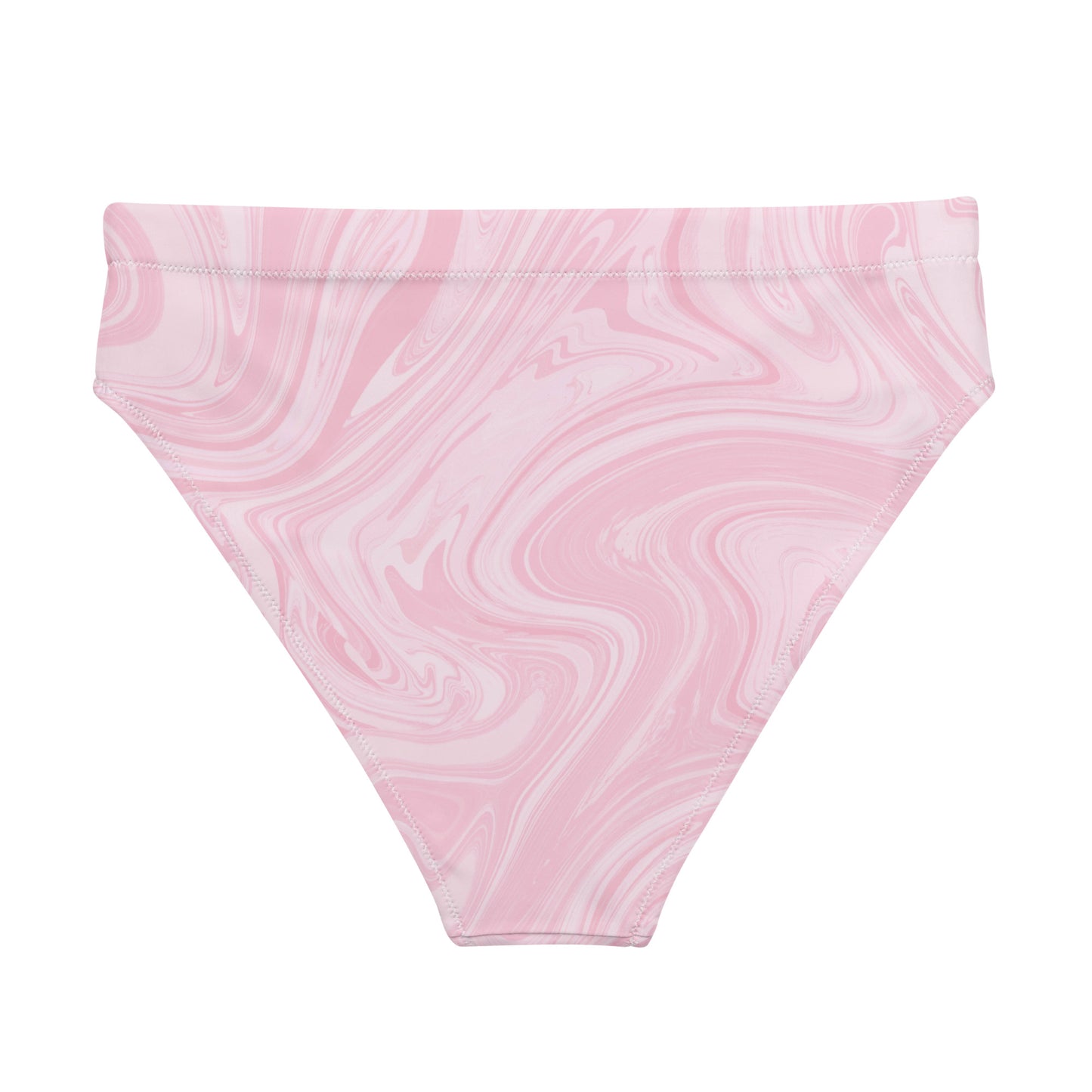 Recycled Marble Bikini Bottom - Pink Lotus