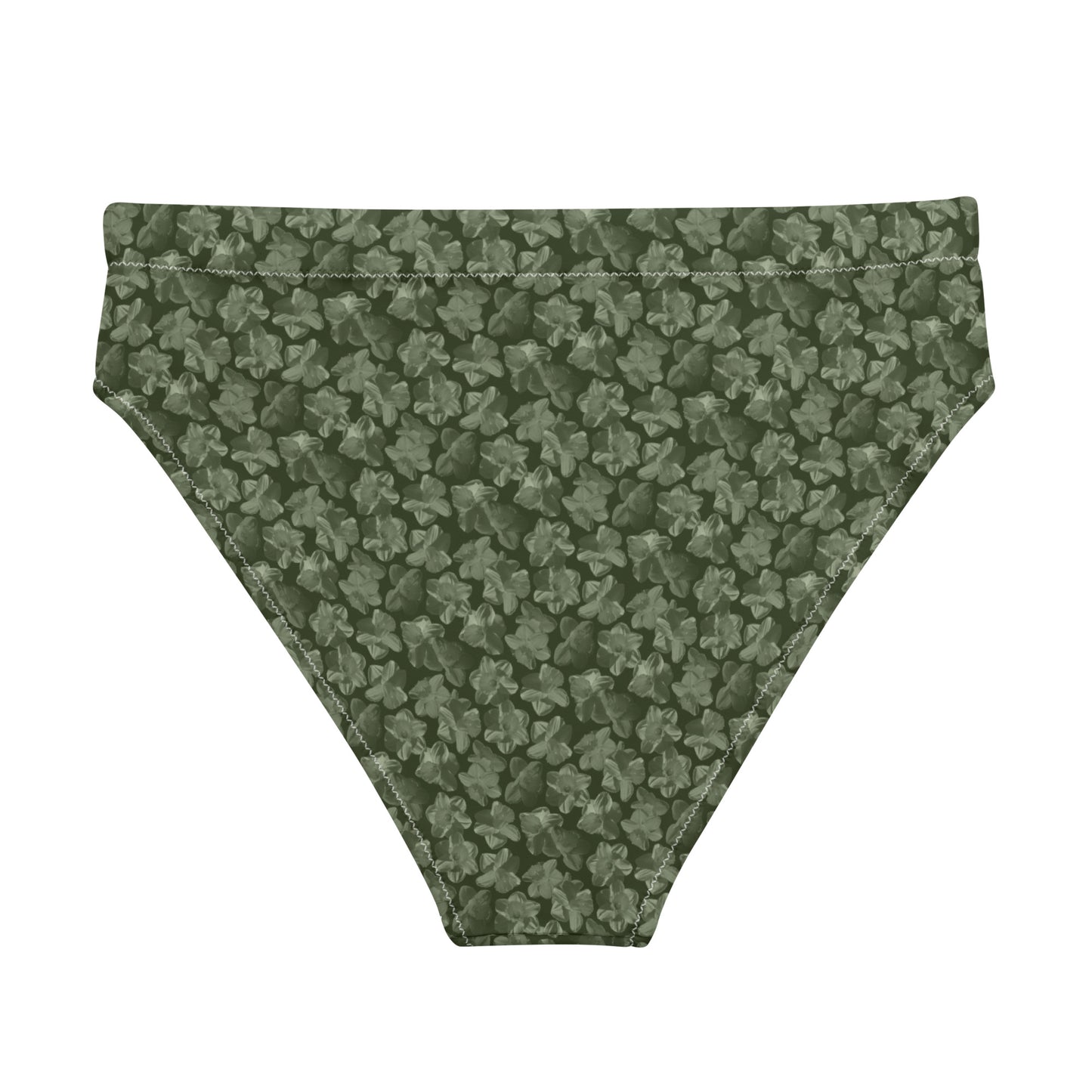 Recycled Flourish and Flow Bikini Bottom in Anacapa Green