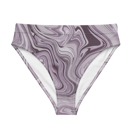 Maggiore Marble Recycled Bikini Bottom - Lilac