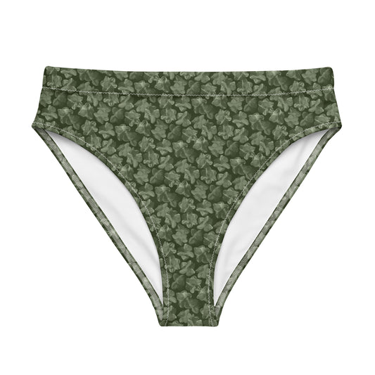 Recycled Flourish and Flow Bikini Bottom in Anacapa Green