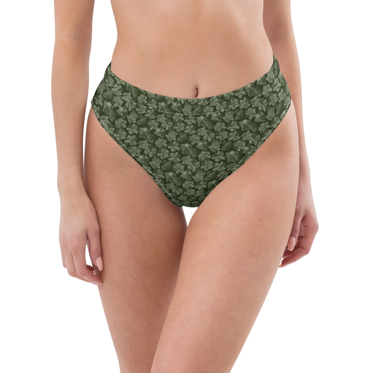 Recycled Flourish and Flow Bikini Bottom in Anacapa Green