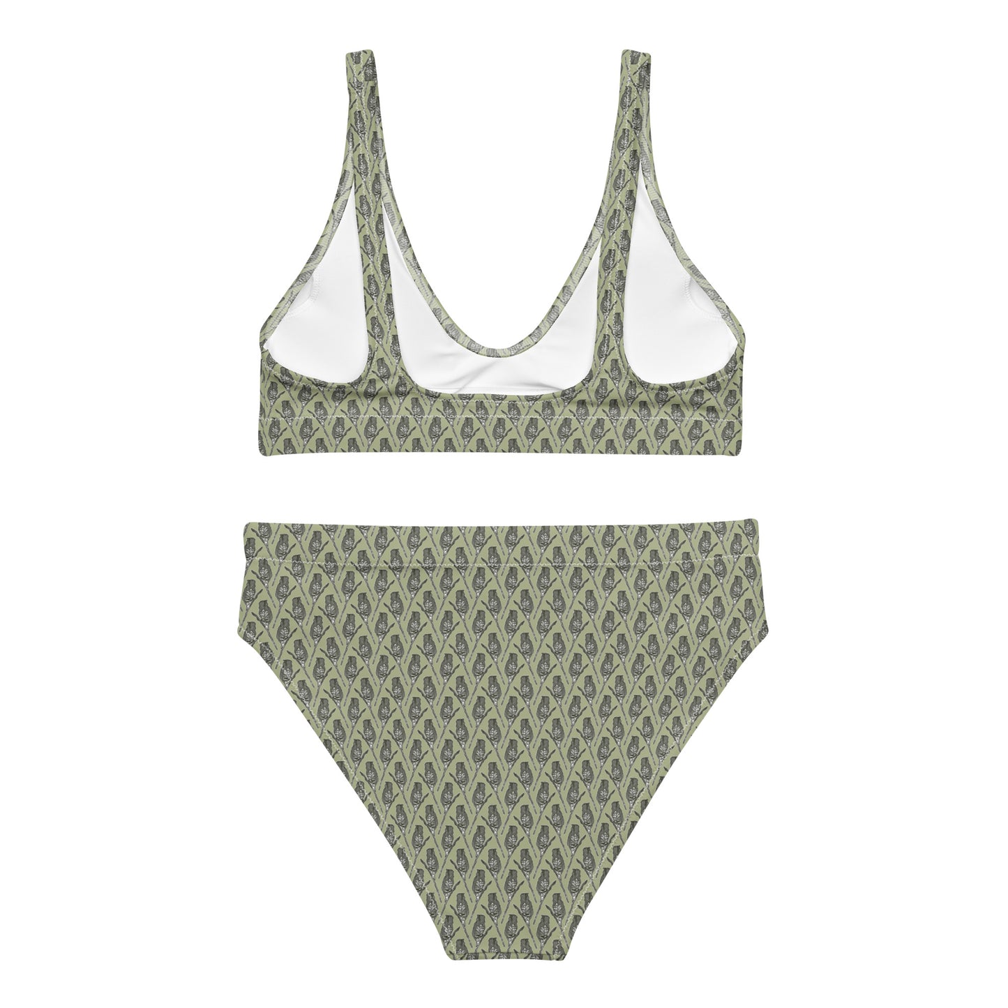 Recycled Sugarbush High-Waisted Bikini - Olive