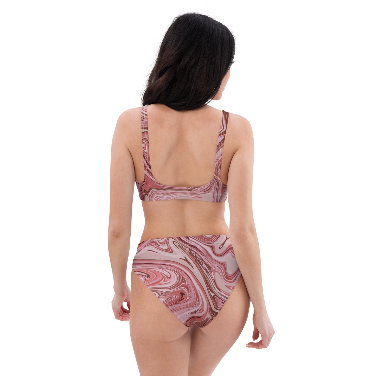 Maggiore Marble Recycled Bikini - Flamingo