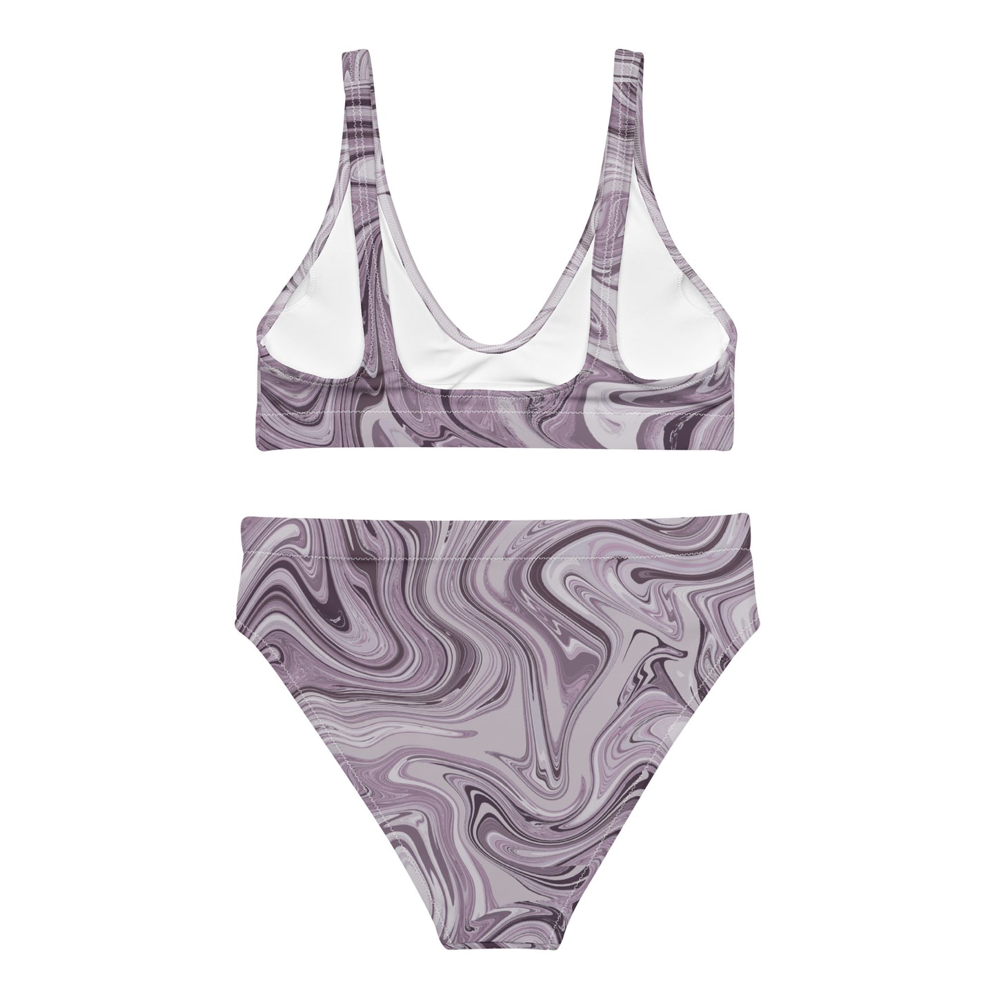 Maggiore Marble Recycled Bikini - Lilac