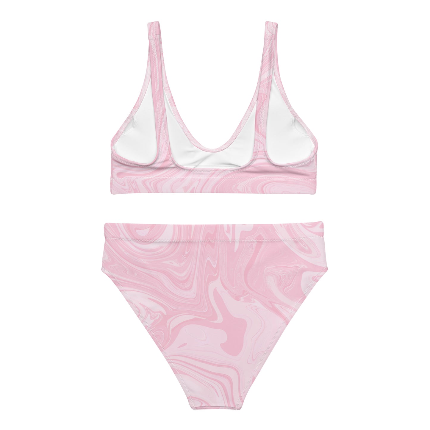 Recycled Marble Bikini - Pink Lotus