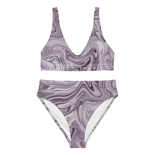 Maggiore Marble Recycled Bikini - Lilac