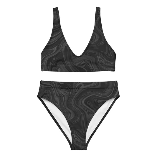 Maggiore Marble Recycled Bikini - Onyx