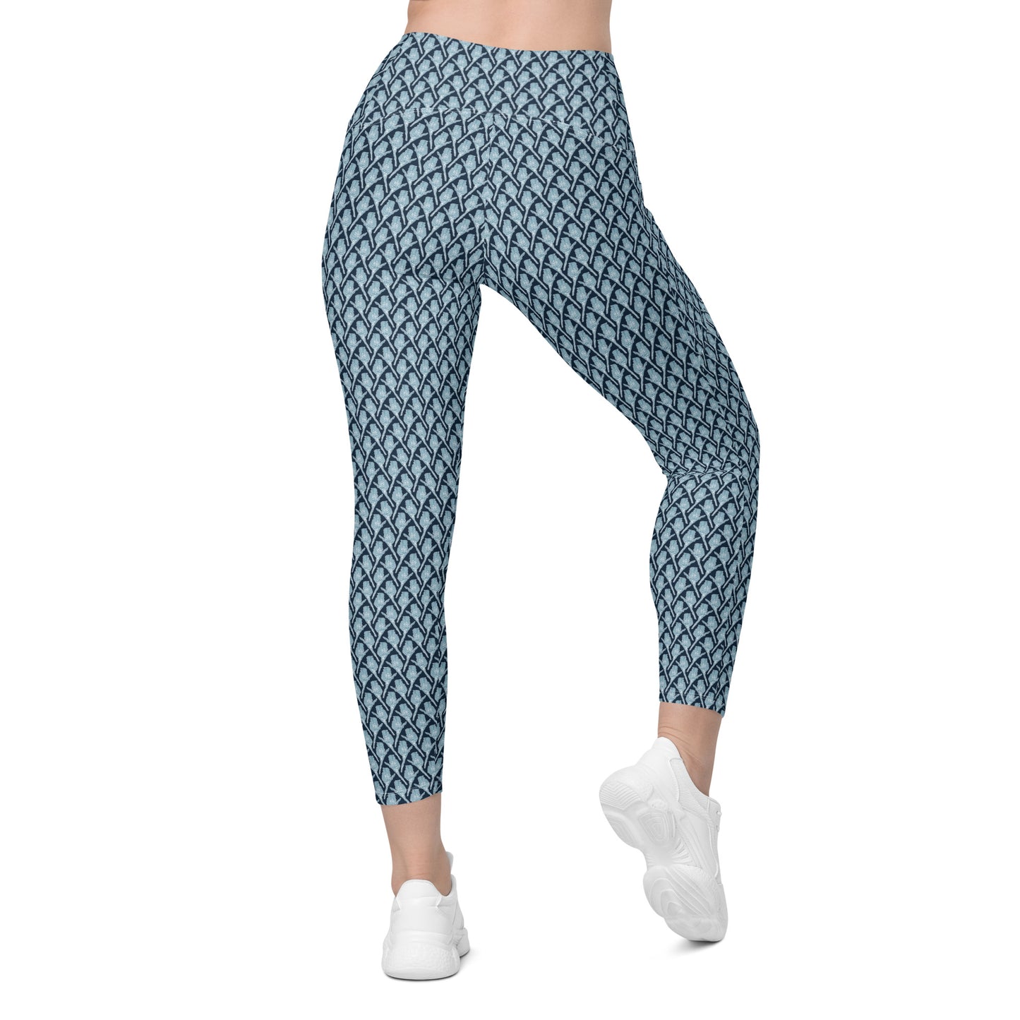 Sugarbush Recycled Leggings with Pockets - Aqua