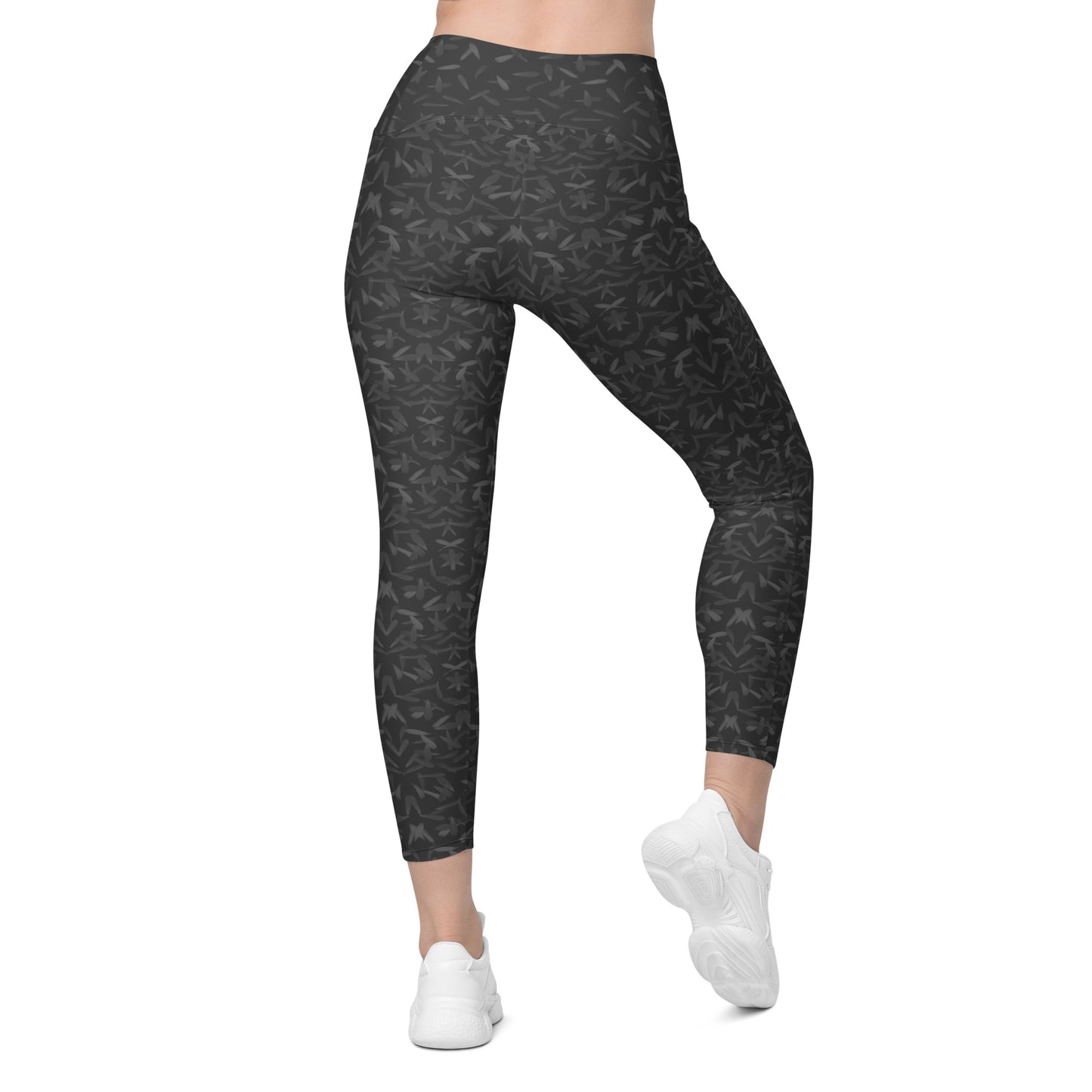 Recycled Petal Power Leggings in Amboy Black