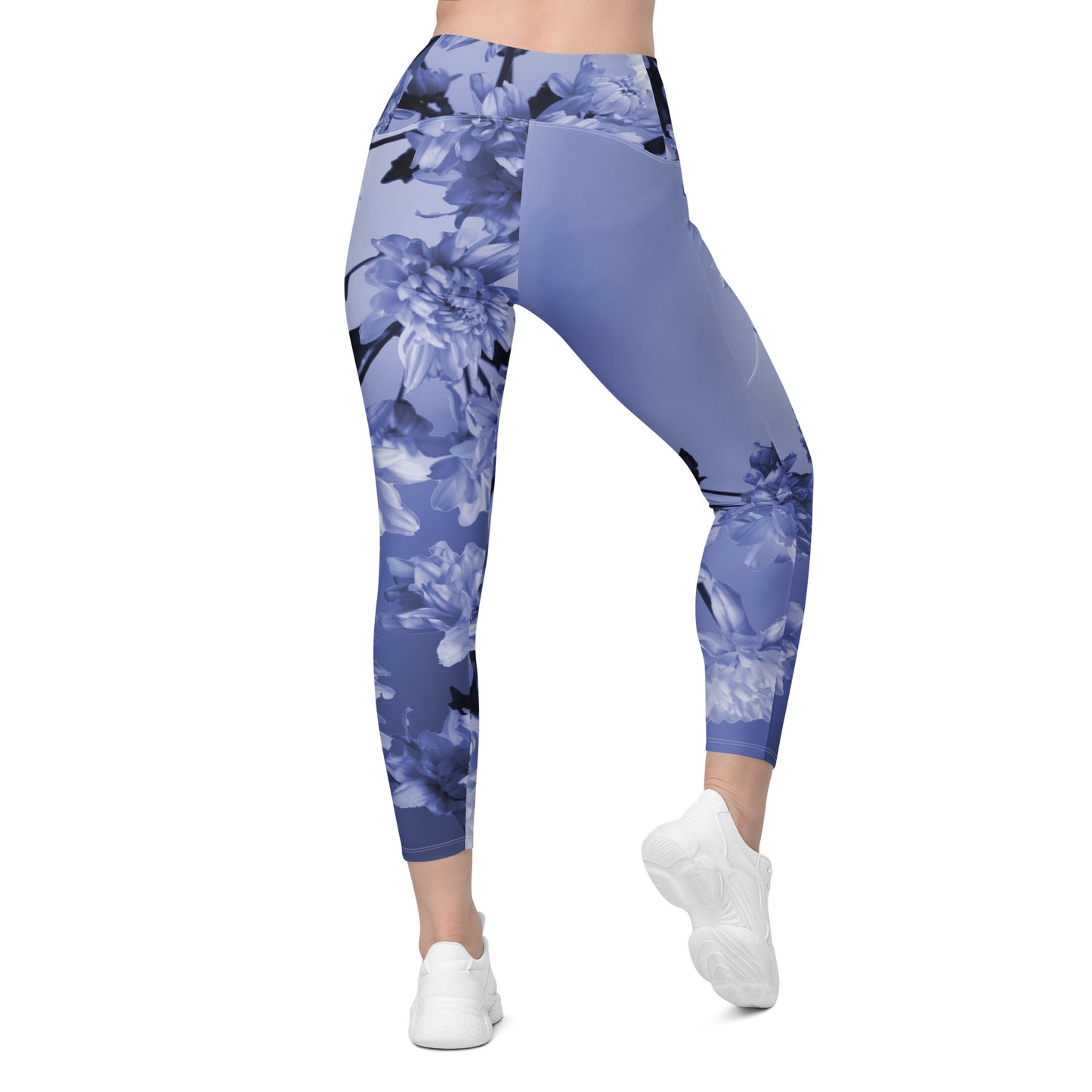 Recycled Gillyflower Leggings in Malibu Blue