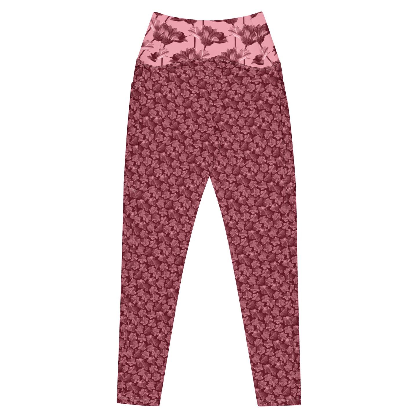 Recycled Flourish and Flow Leggings in Napa Red