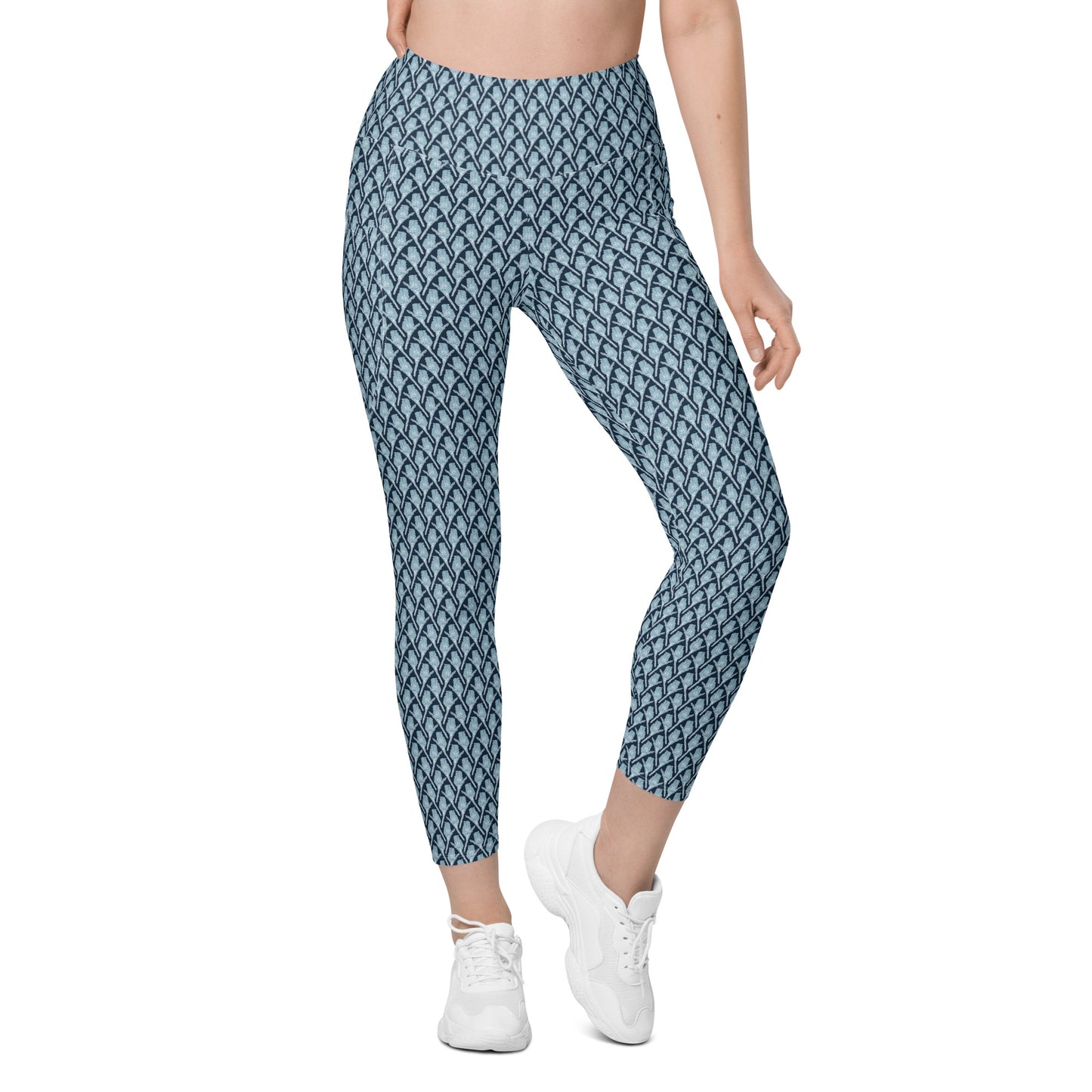 Sugarbush Recycled Leggings with Pockets - Aqua