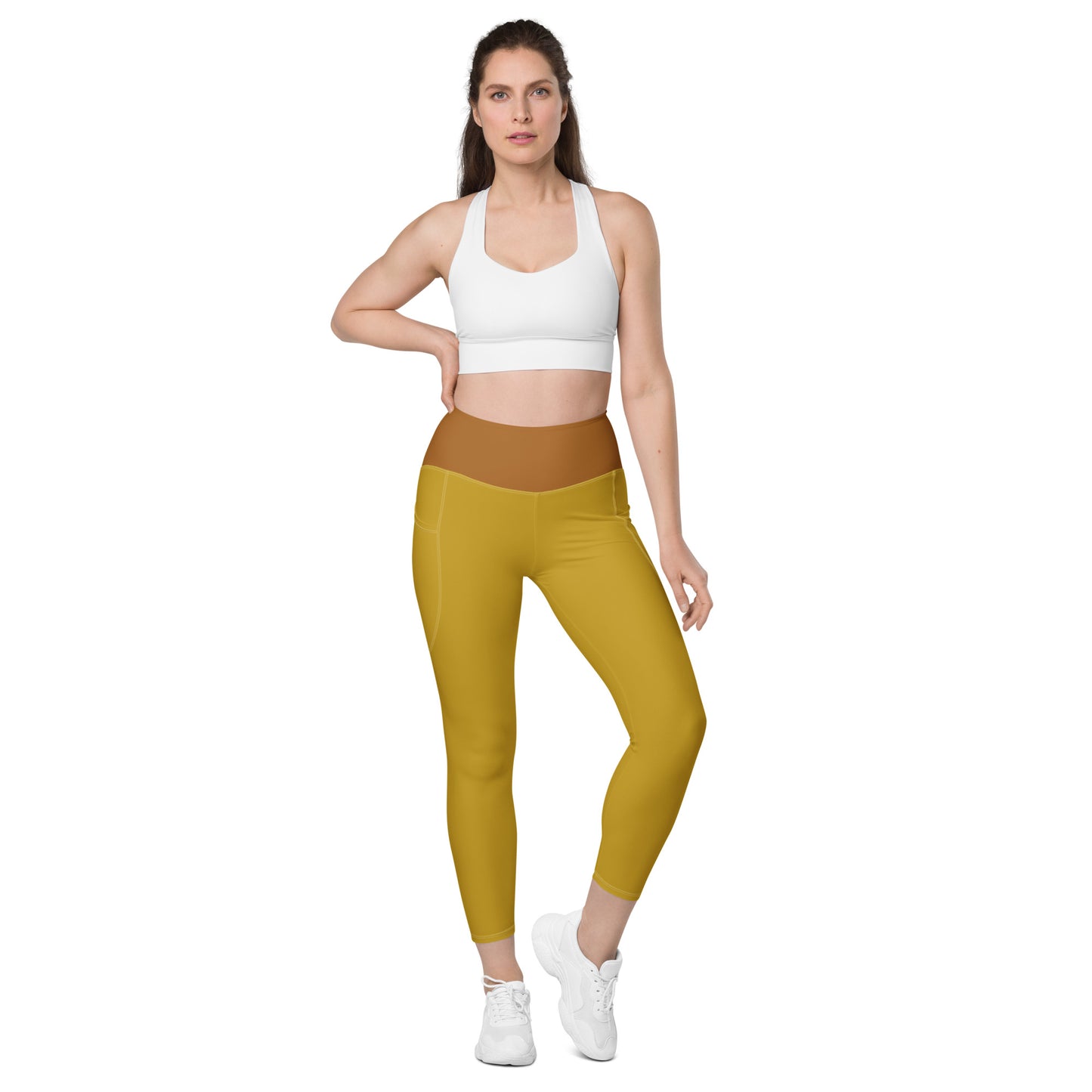 Core Recycled Leggings - Turmeric