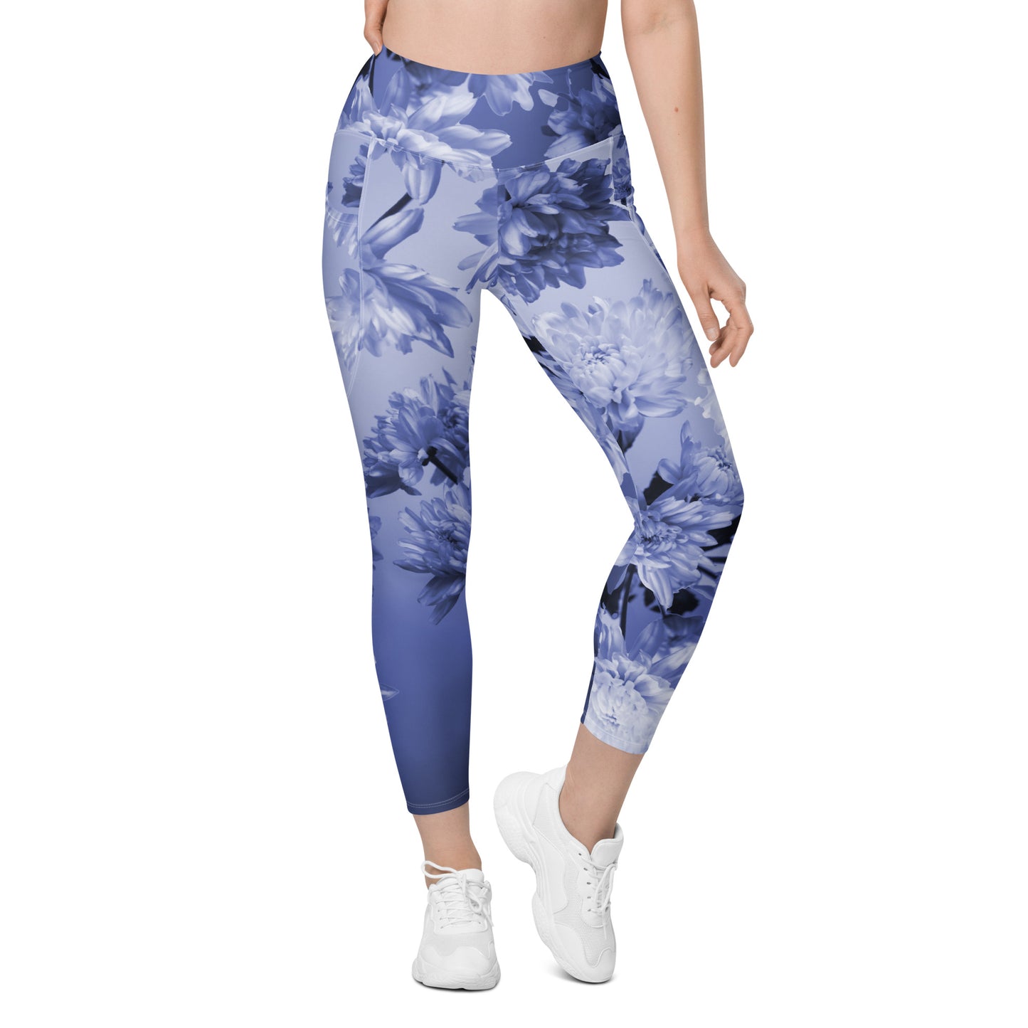 Recycled Gillyflower Leggings in Malibu Blue