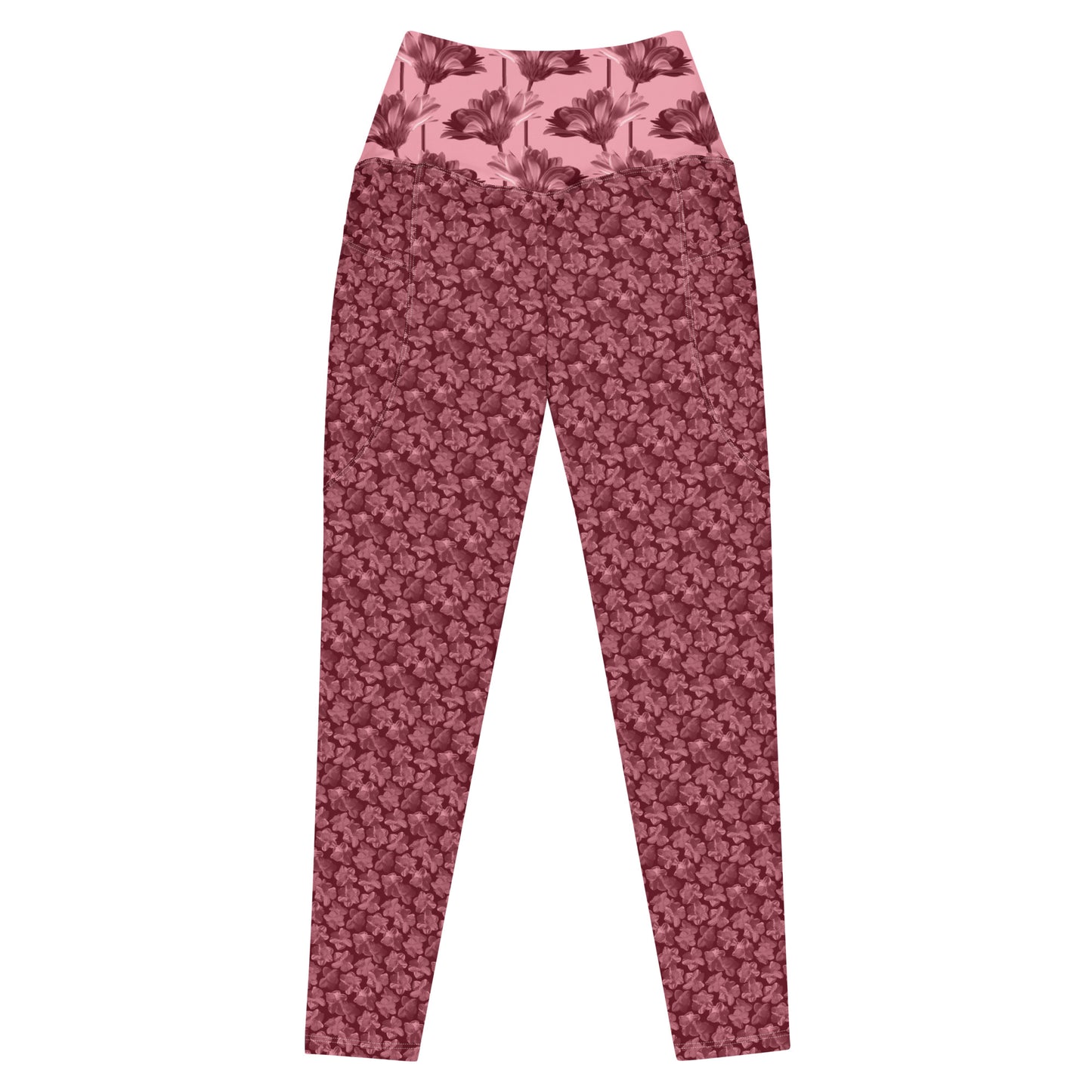 Recycled Flourish and Flow Leggings in Napa Red