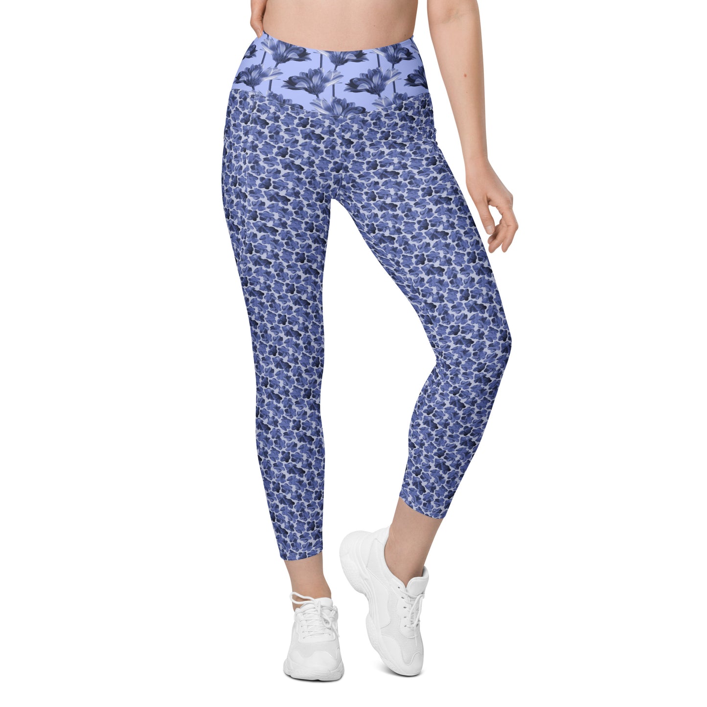 Recycled Flourish and Flow Leggings in Malibu Blue