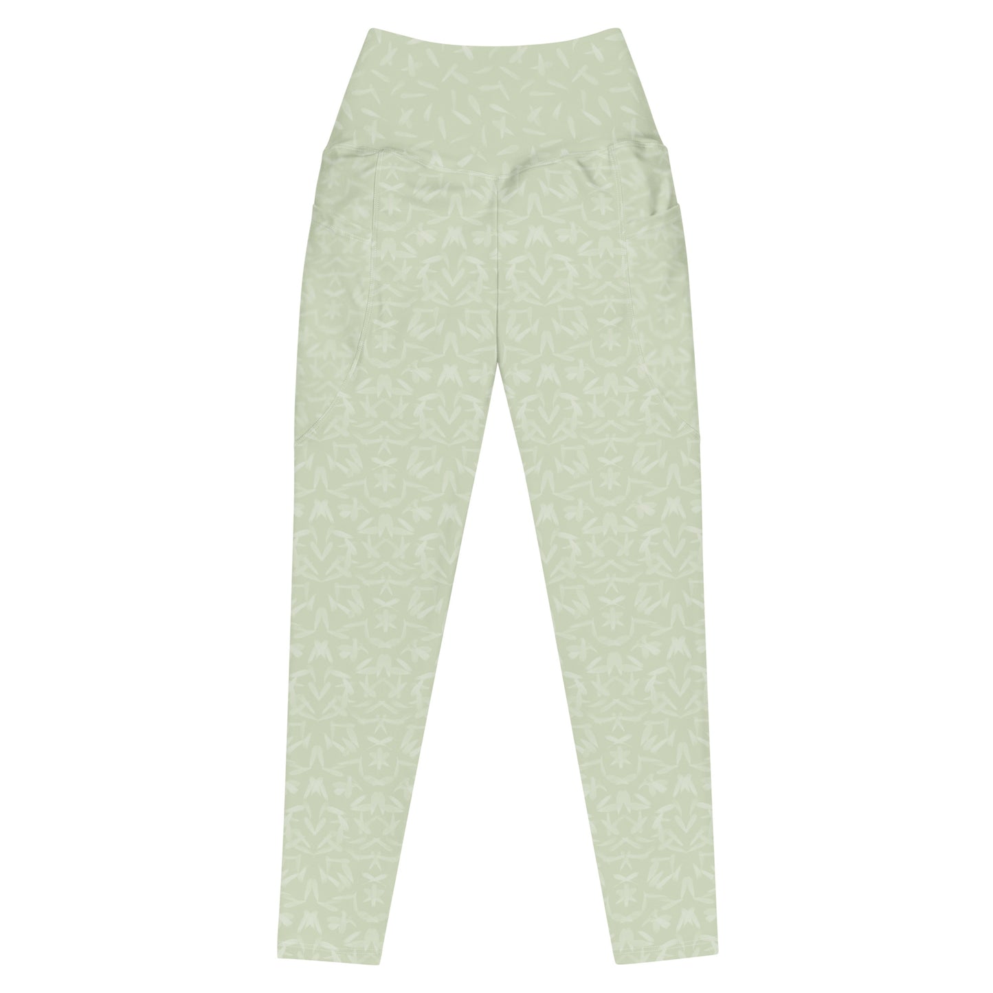 Recycled Petal Power Leggings in Anacapa Green