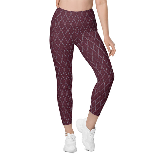 Horseshoe Leggings - Ruby