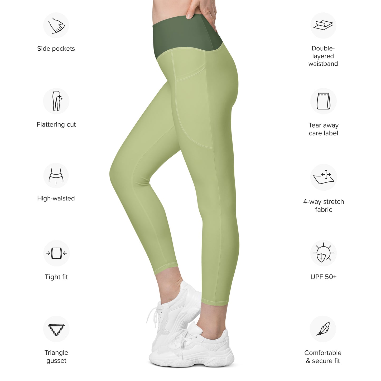 Core Recycled Leggings - Mojito