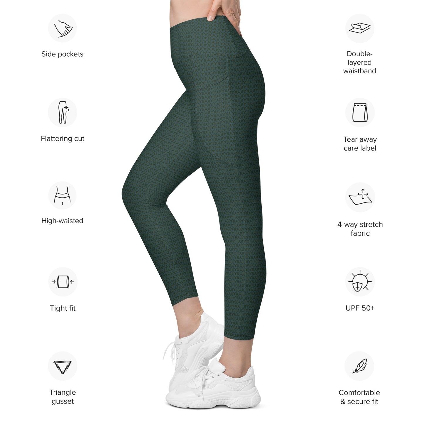 Wishbone Leggings - Jade