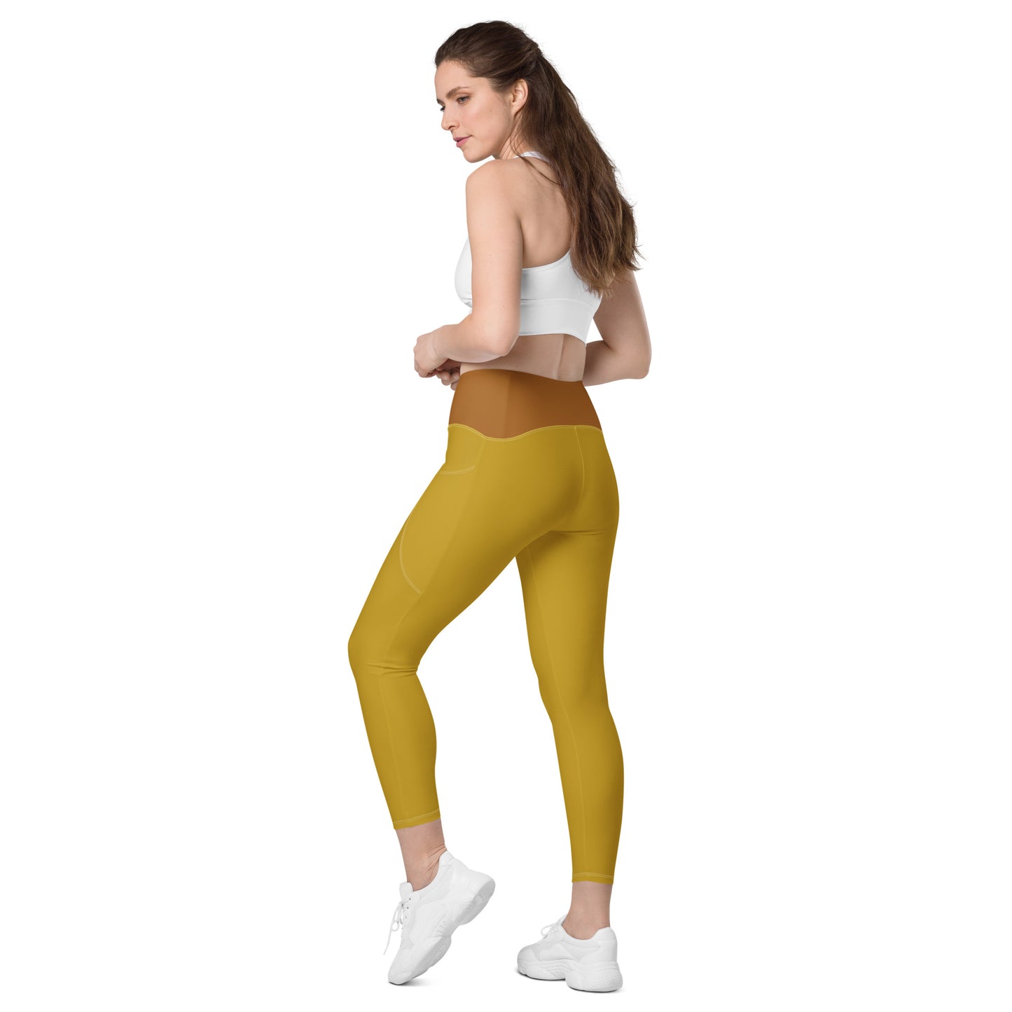 Core Recycled Leggings - Turmeric