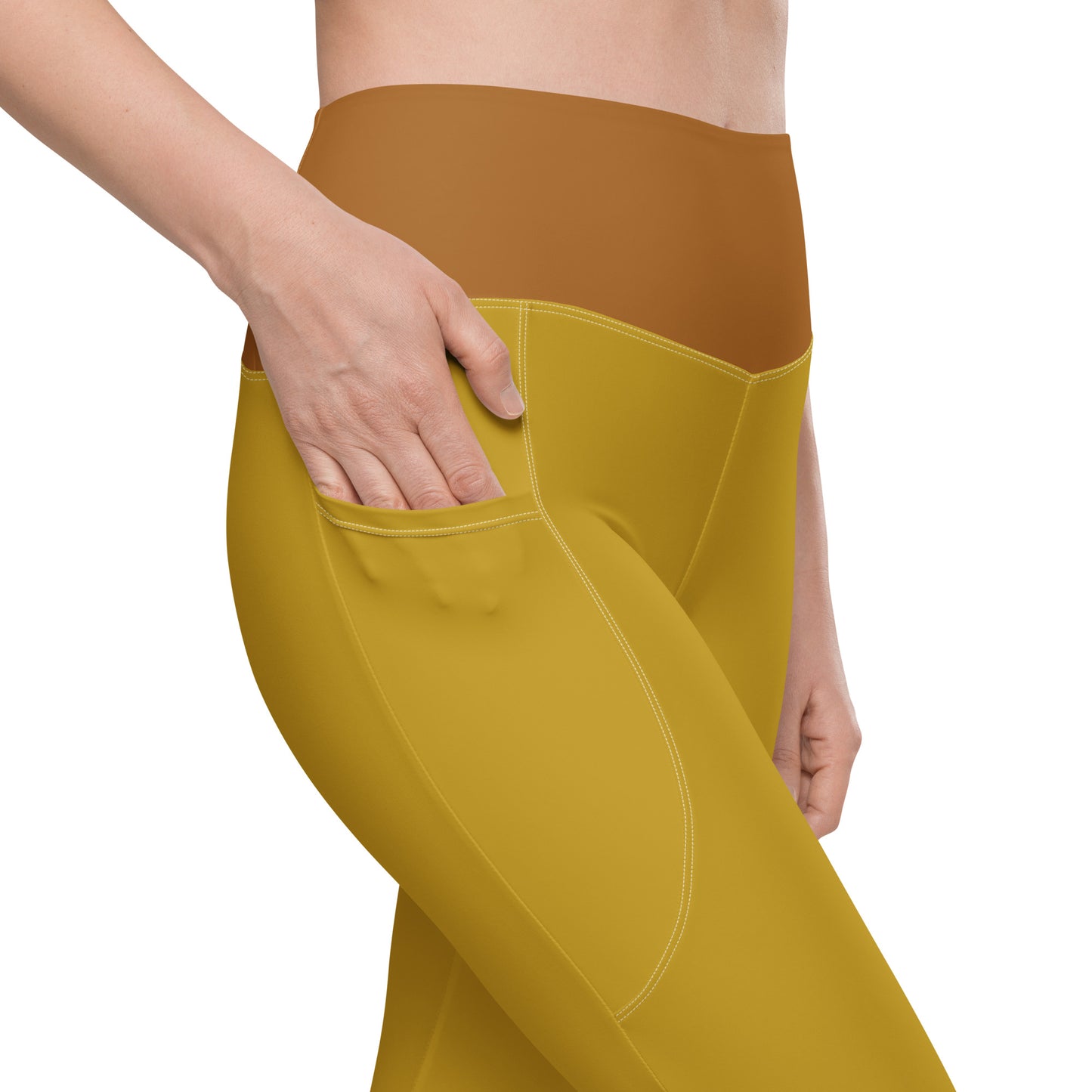 Core Recycled Leggings - Turmeric