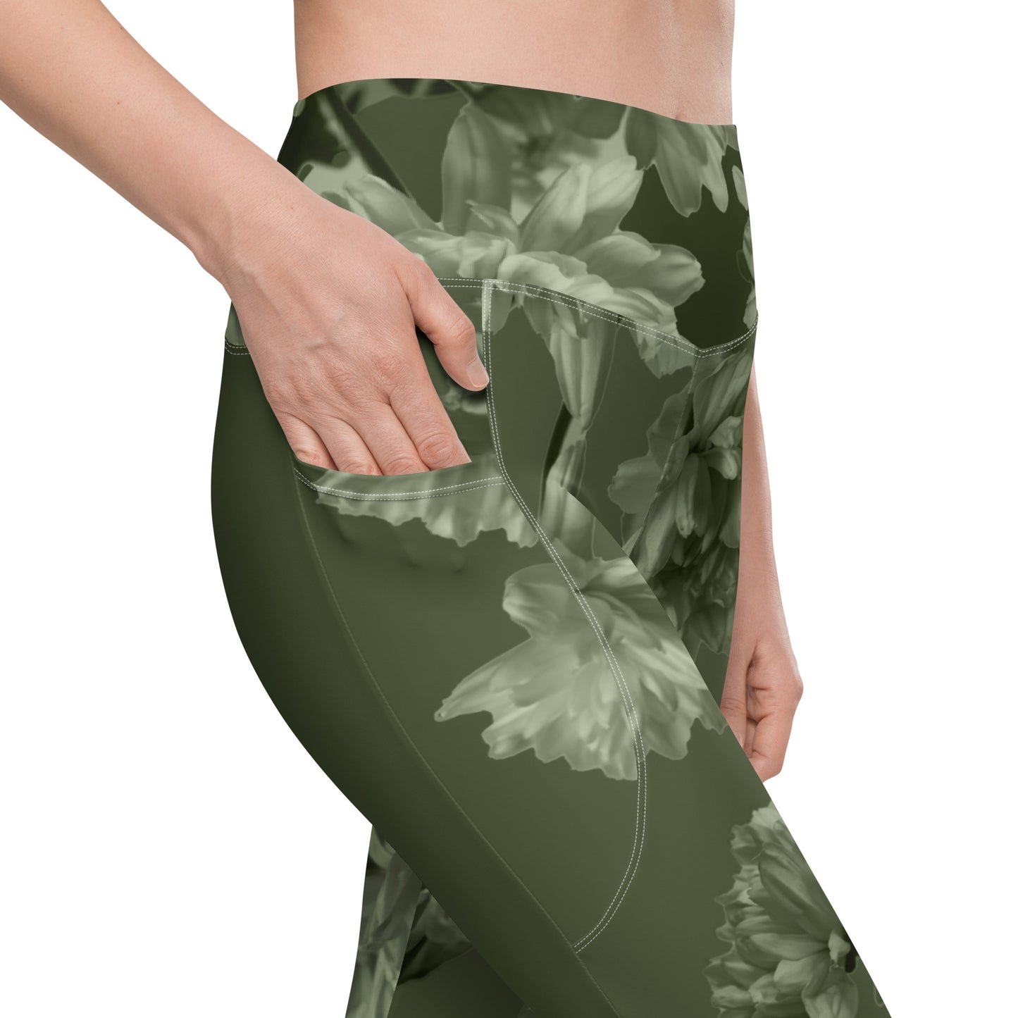 Recycled Gillyflower Leggings in Anacapa Green