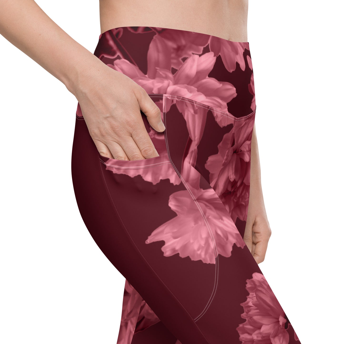 Recycled Gillyflower Leggings in Napa Red