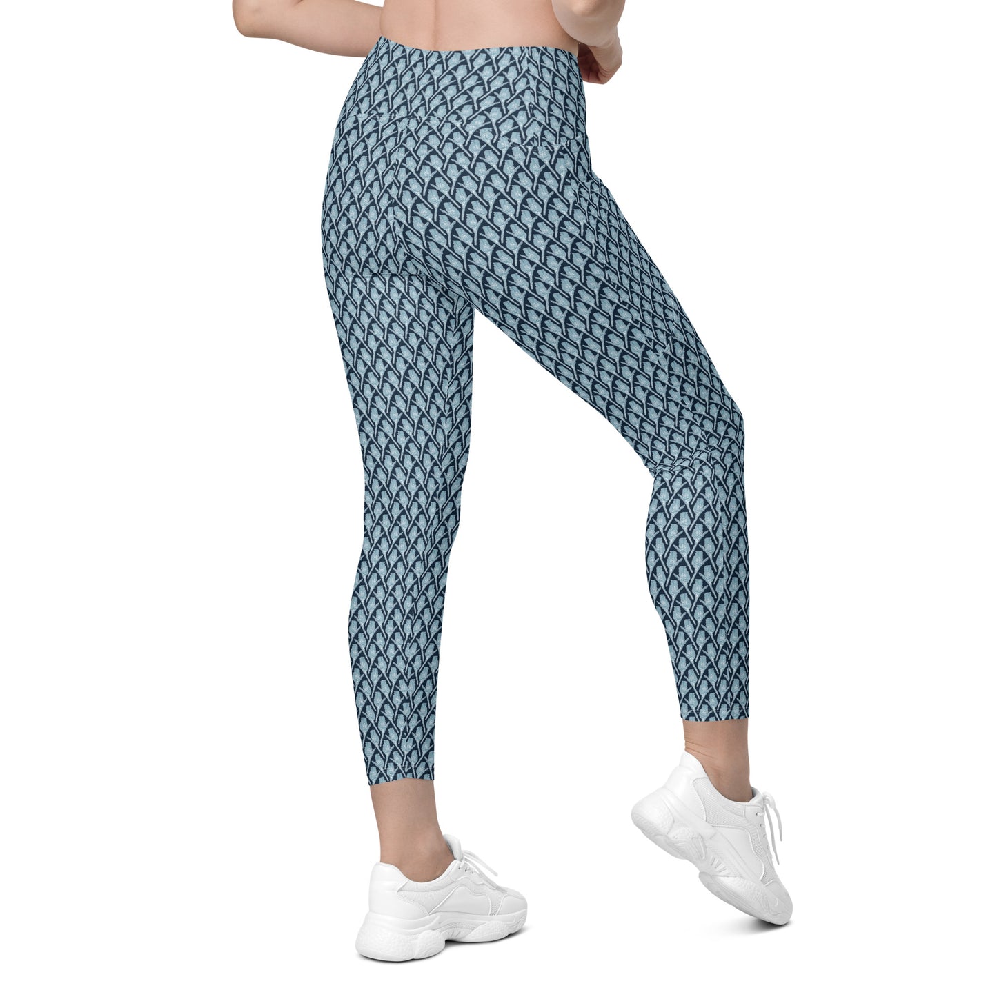 Sugarbush Recycled Leggings with Pockets - Aqua