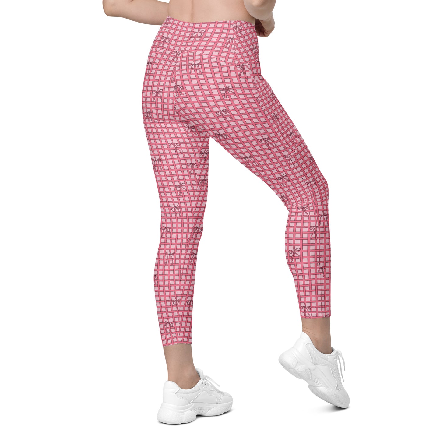Coquette Recycled Leggings - Cherry