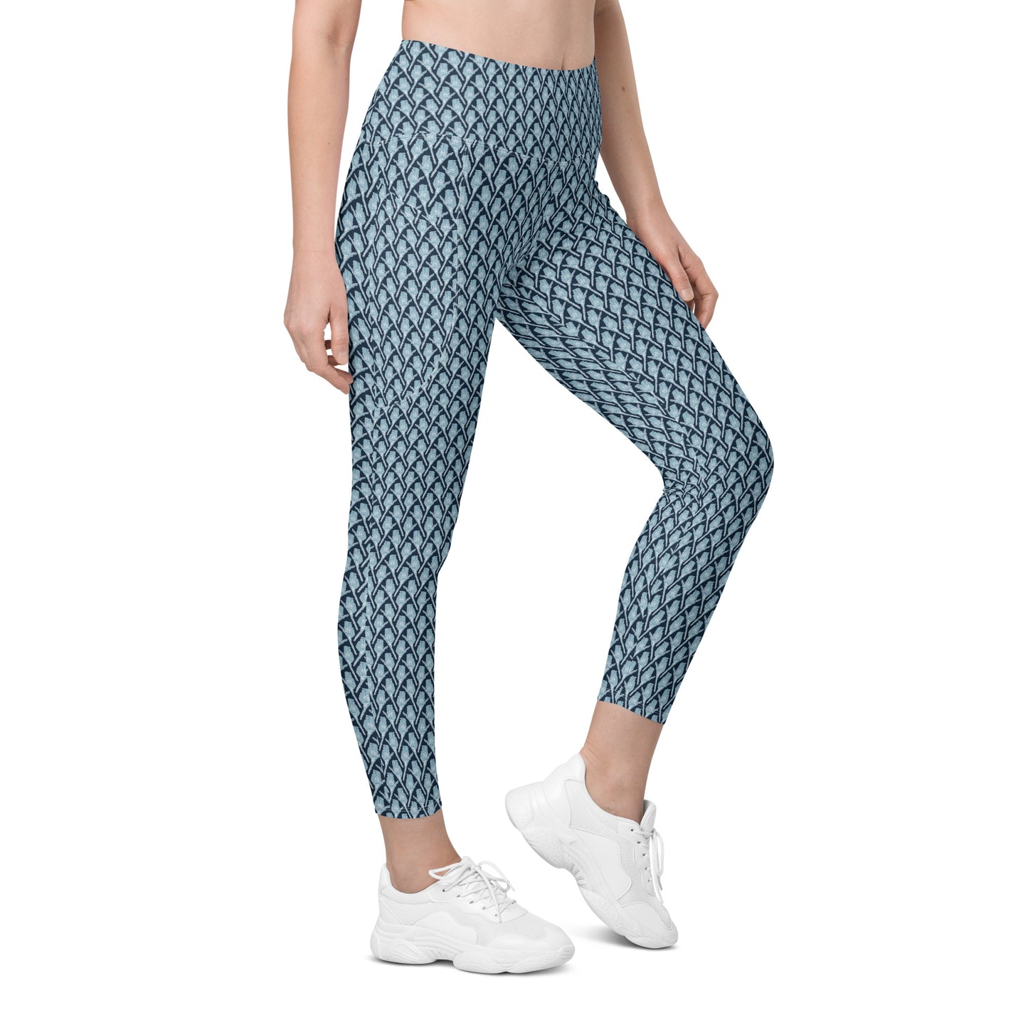 Sugarbush Recycled Leggings with Pockets - Aqua