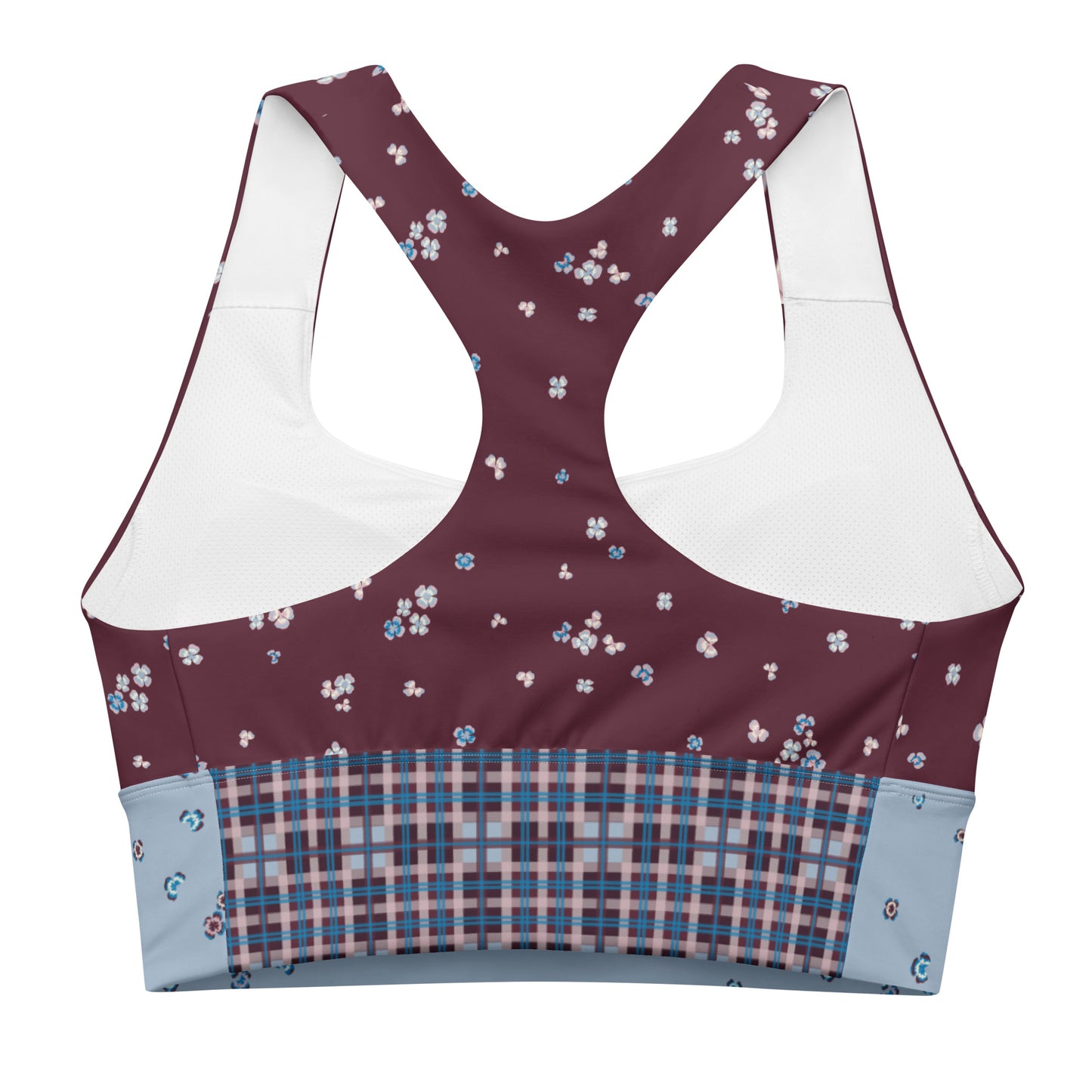 Recycled Clover Sports Bra - Ruby