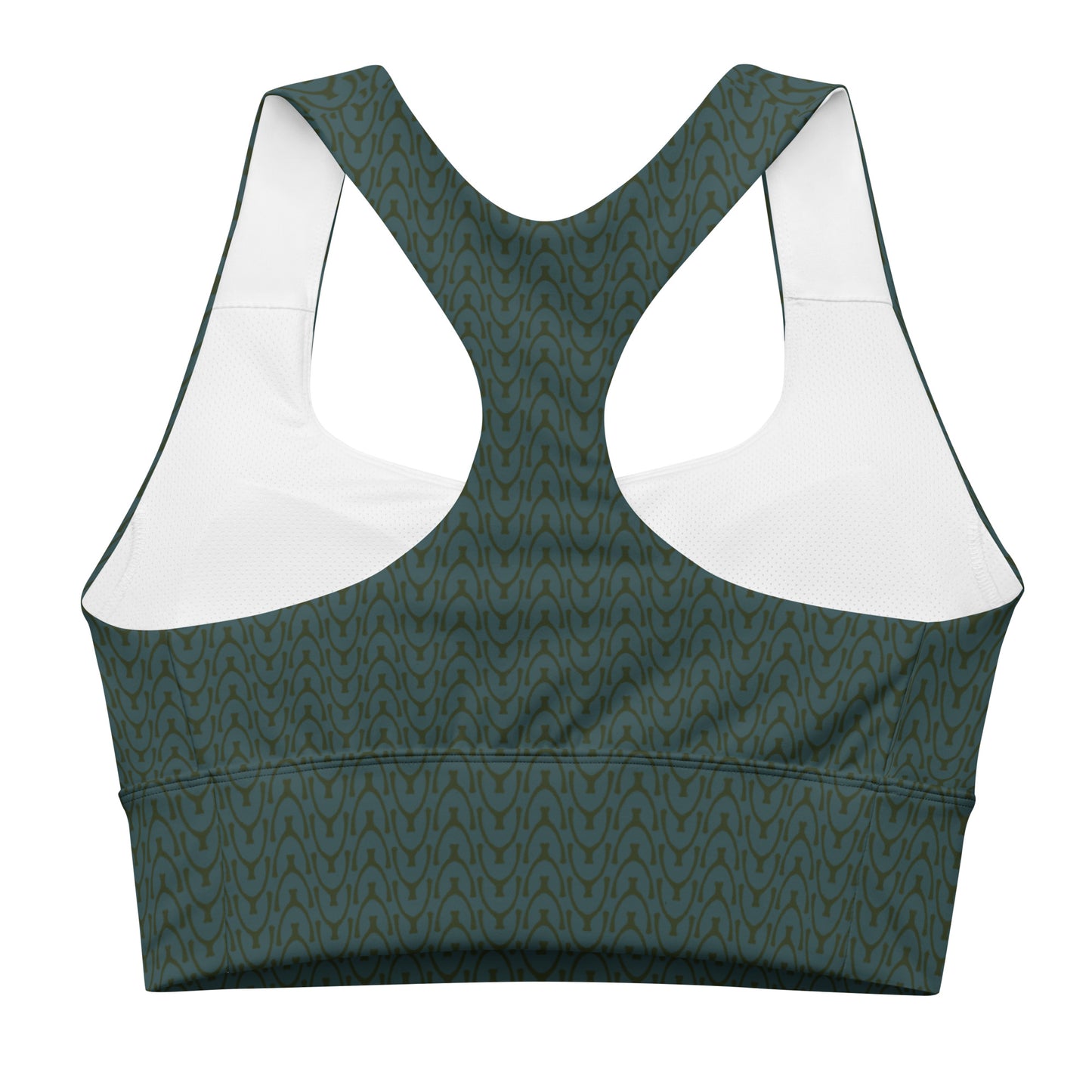 Recycled Wishbone Sports Bra - Jade