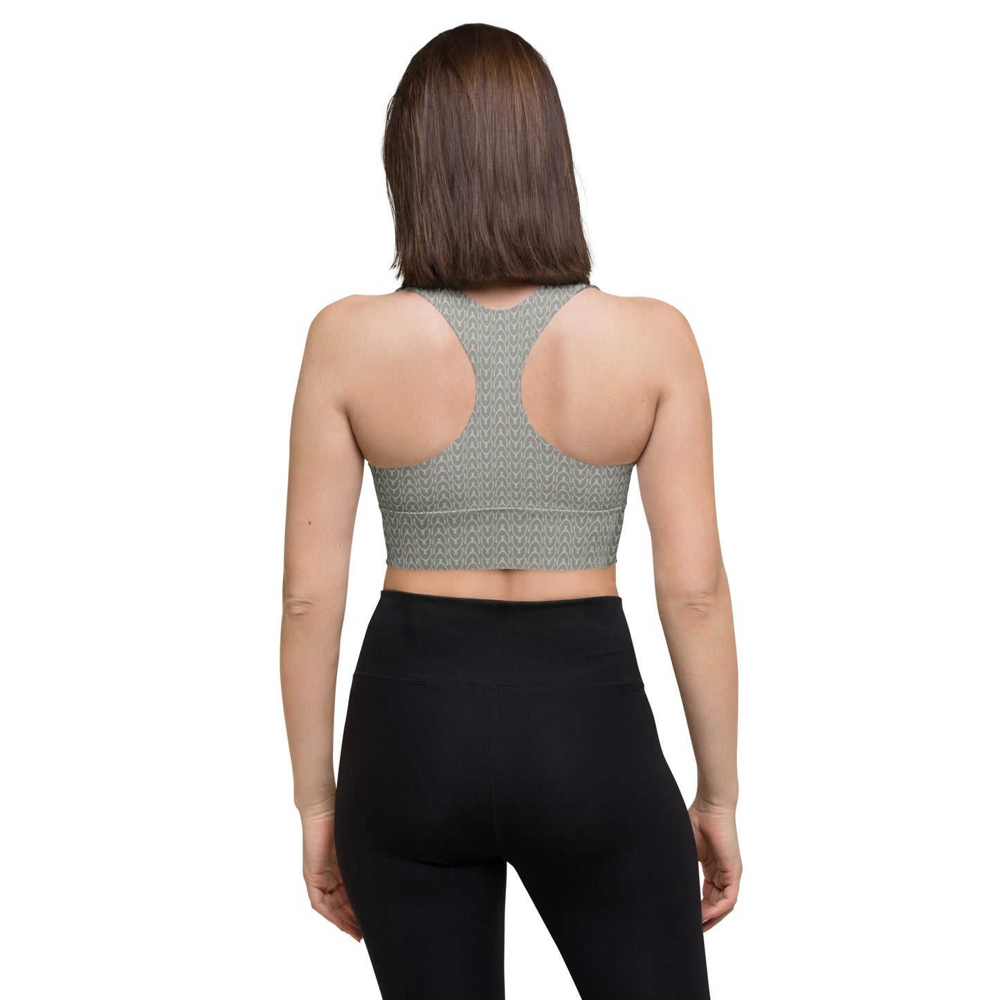 Recycled Wishbone Sports Bra - Quartz