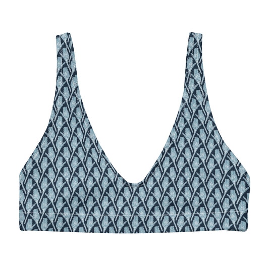 Recycled Sugarbush Bikini Top - Aqua