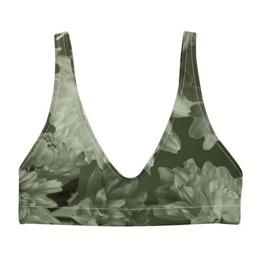 Recycled Gillyflower Bikini Top in Anacapa Green