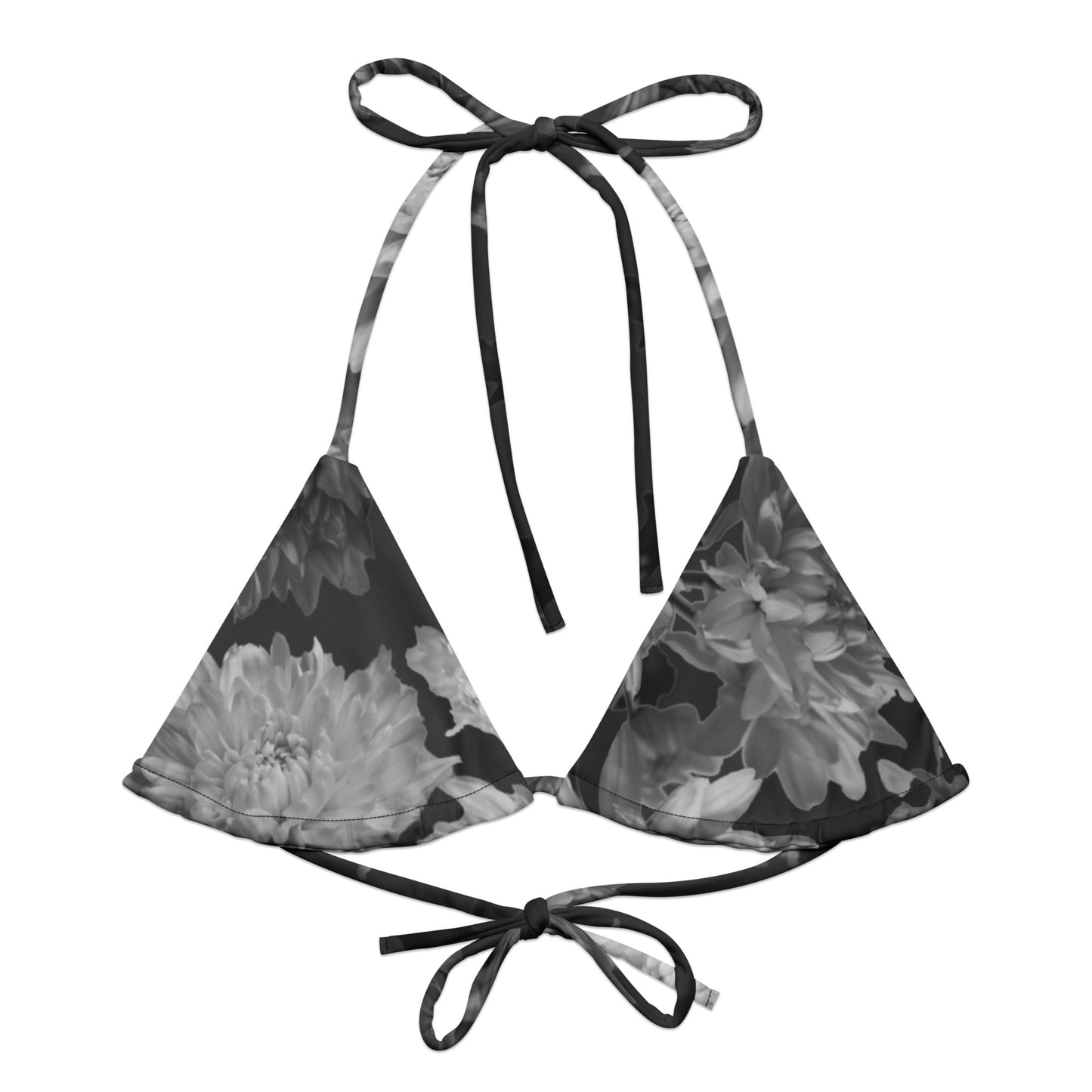 Recycled Gillyflower String Bikini in Amboy Black