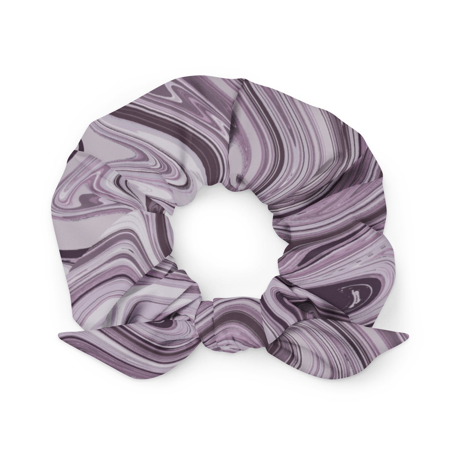 Marble Recycled Scrunchie - Lilac