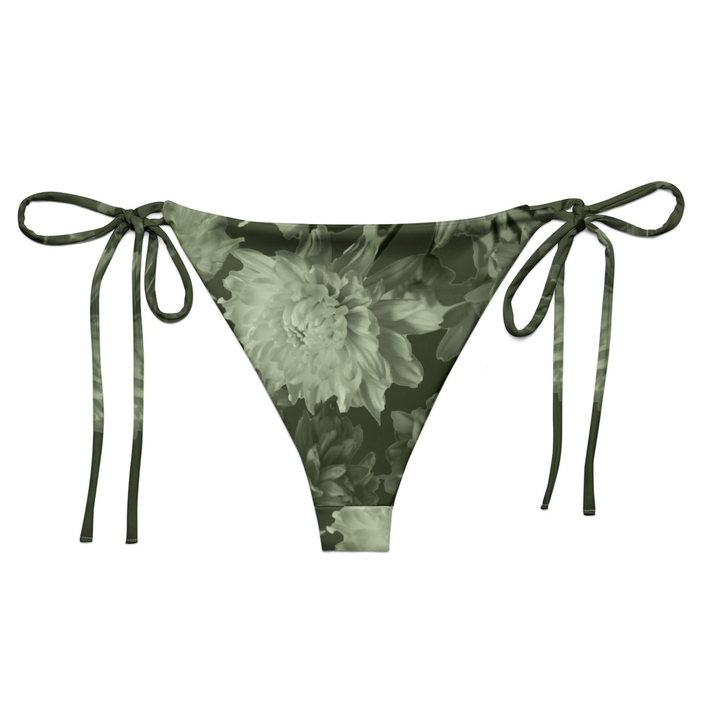 Recycled Gillyflower String Bikini Bottom in Anacapa Green