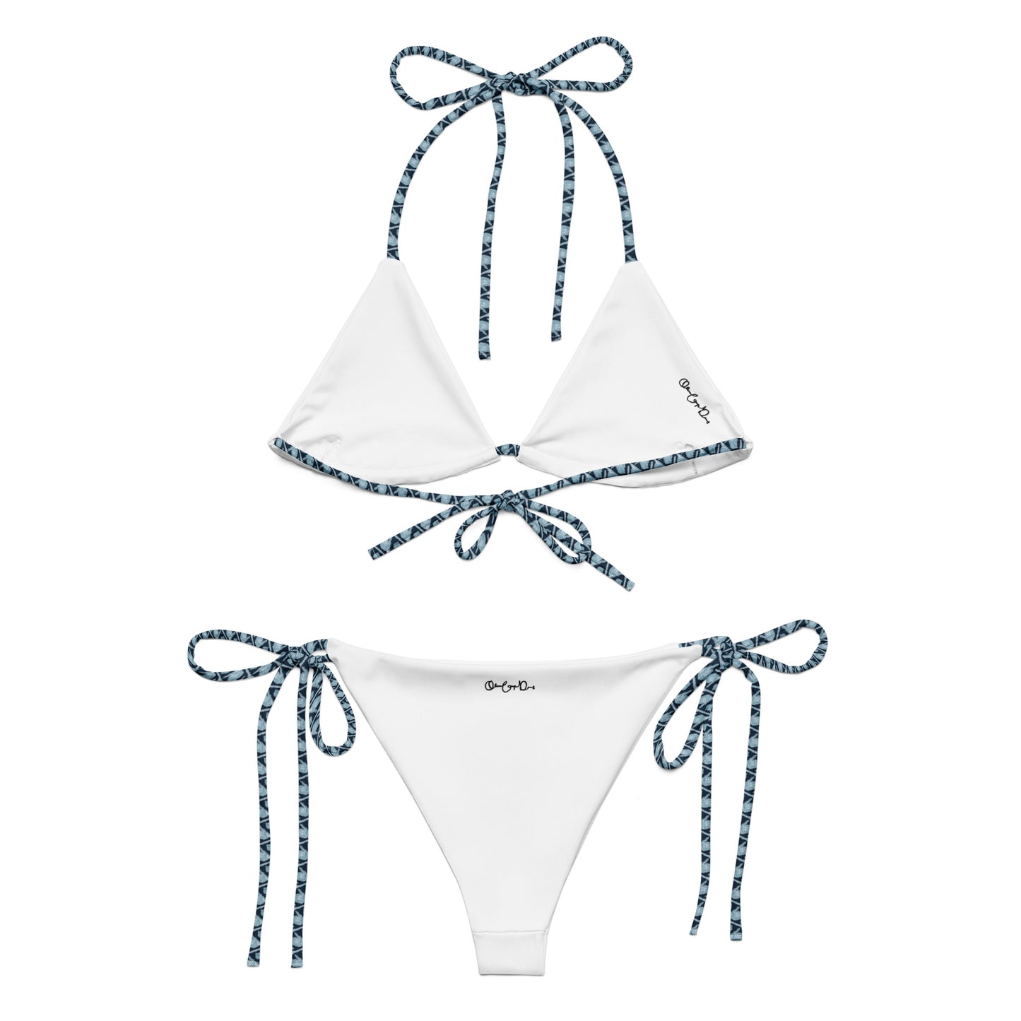 Recycled Sugarbush String Bikini - Aqua