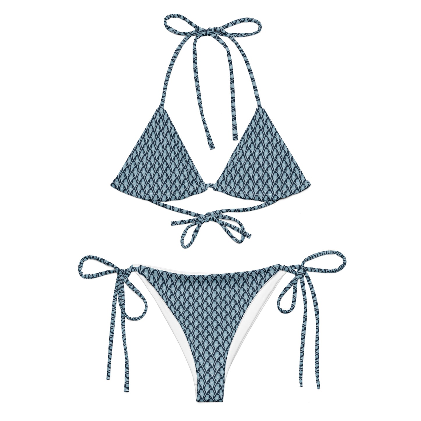 Recycled Sugarbush String Bikini - Aqua