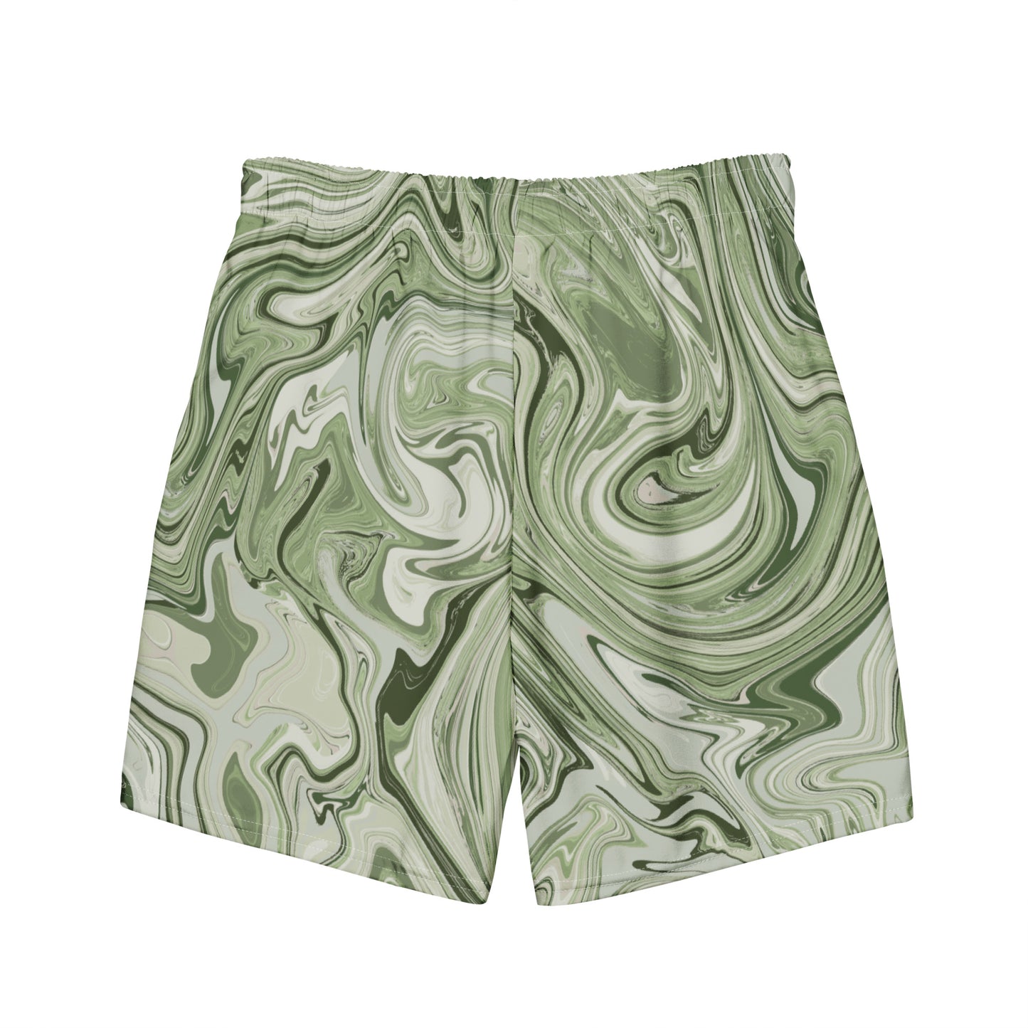 Recycled Marble Swim Trunks - Pistachio