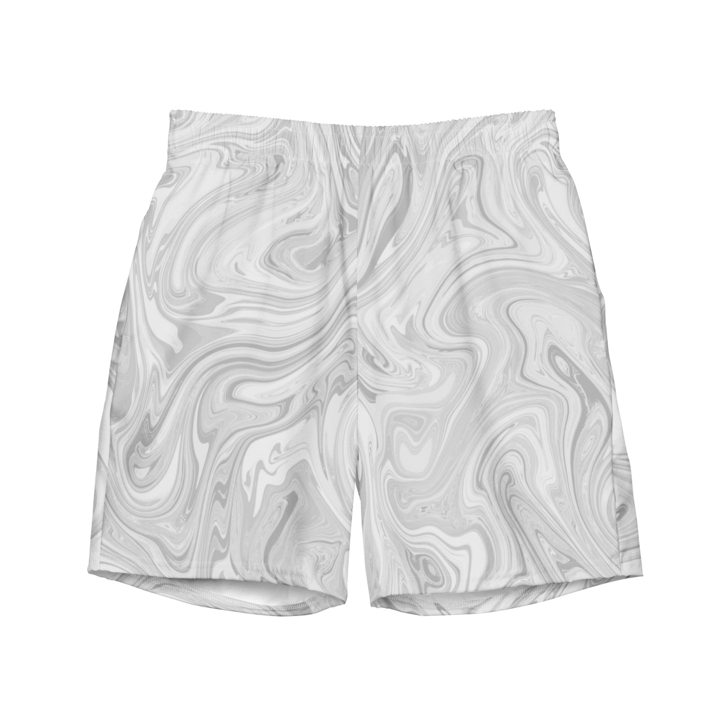 Recycled Marble Swim Trunks - Ivory