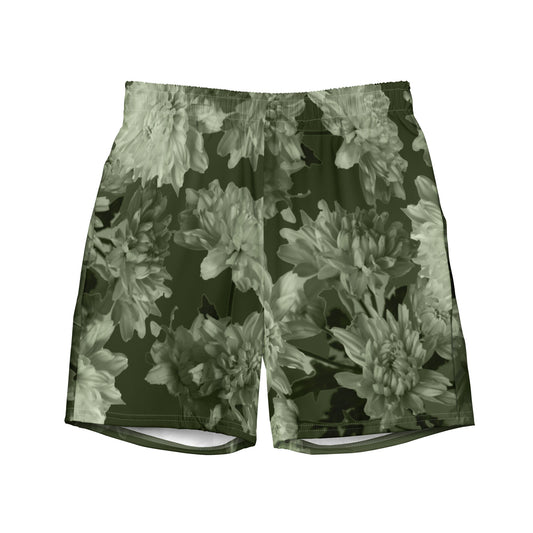 Recycled Gillyflower Swim Trunks in Anacapa Green