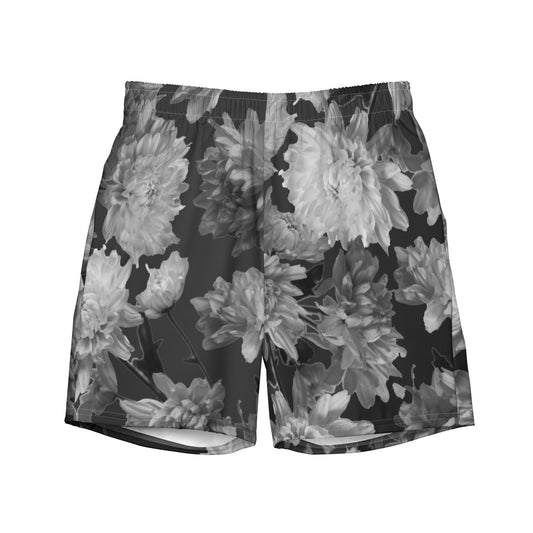 Recycled Gillyflower Swim Trunks in Amboy Black