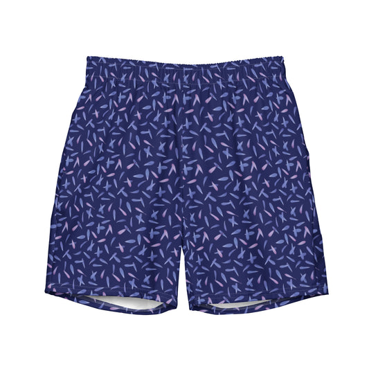 Recycled Petal Power Swim Trunks in Malibu Blue