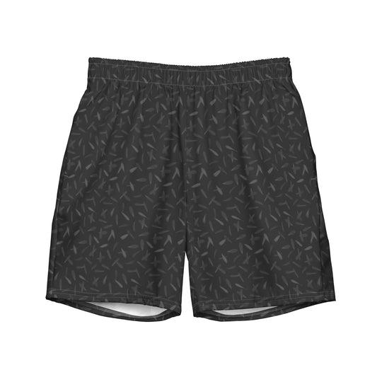 Recycled Petal Power Swim Trunks in Amboy Black