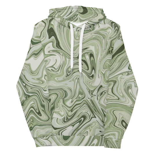 Maggiore Marble Recycled Hoodie - Pistachio