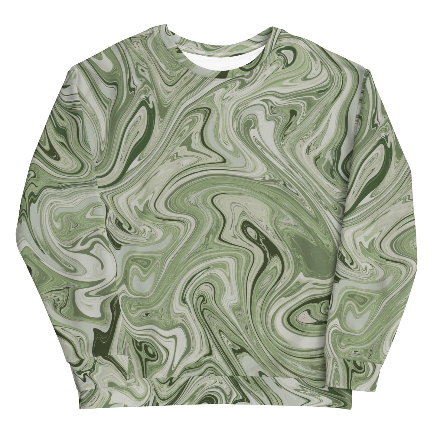 Maggiore Marble Sweatshirt - Pistachio