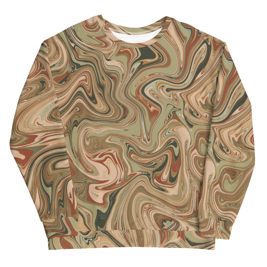 Maggiore Marble Sweatshirt - Terra